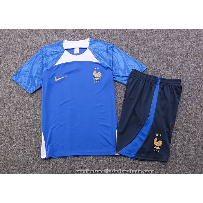Chandal del Francia Manga Corta 2022-2023 Azul - Pantalon Corto